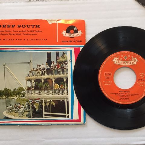 WERNER MÜLLER & HIS ORCH. / DEEP SOUTH - 7" VINYL 4-SPORS EP
