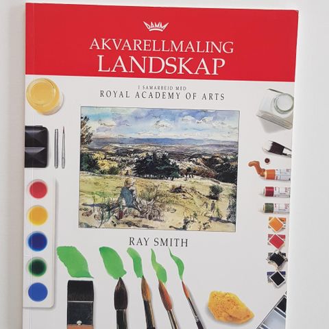 Akvarellmaling Landskap