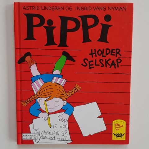 Pippi holder selskap av Astrid Lindgren - Tegneseriebok