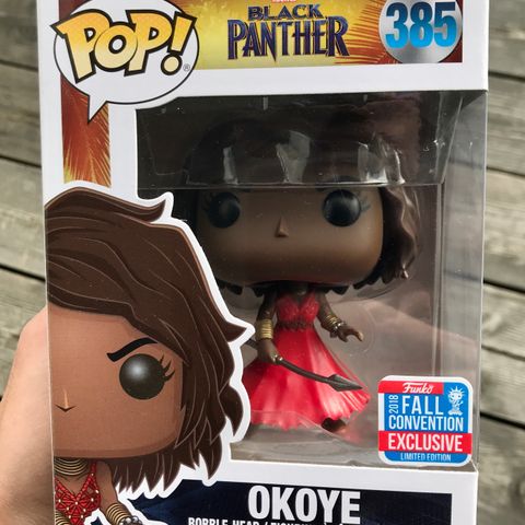 Funko Pop! Okoye (Red Dress) [Fall Convention] | Black Panther | Marvel (385)