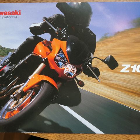 Kawasaki Z1000 2002 brosjyre