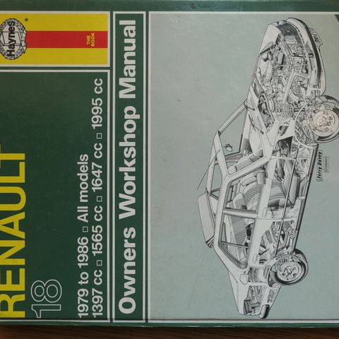 Renault 18 verkstedhåndbok 1979- 1986