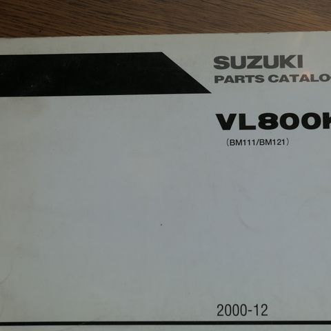 Suzuki VL800 K1 2001 parts list