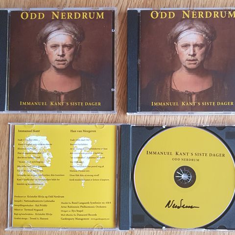 ODD NERDRUM Immanuel Kants siste dager - CD signert av Odd Nerdrum