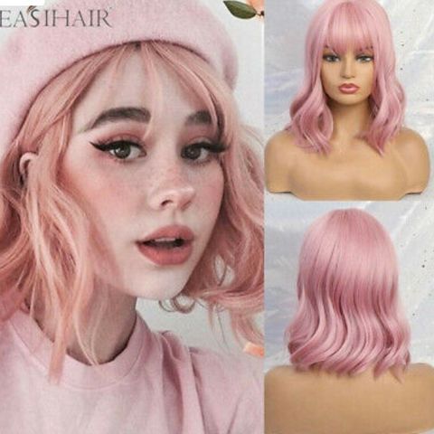 NY Fashion Wig  rosa parykk