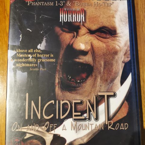 Incident on and off a mountain road (DVD, i plast)