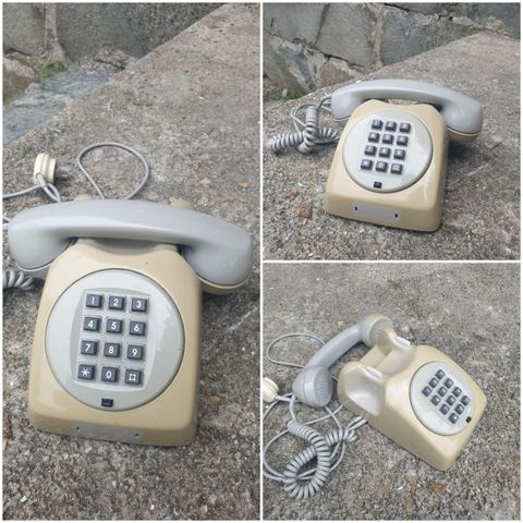 VINTAGE/RETRO SJELDEN "TELEFON FRA TELEVERKET"