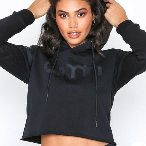 Aimn Cropped Hoodie