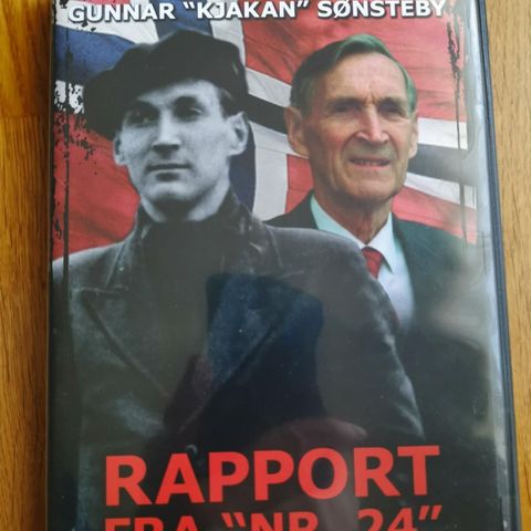 Rapport fra "nr. 24" (DVD, Gunnar Sønsteby)