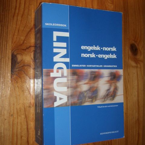 Lingua skoleordbok (engelsk)