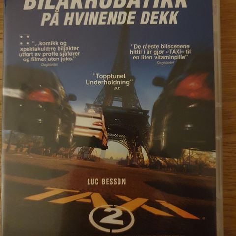 Taxi 2 DVD