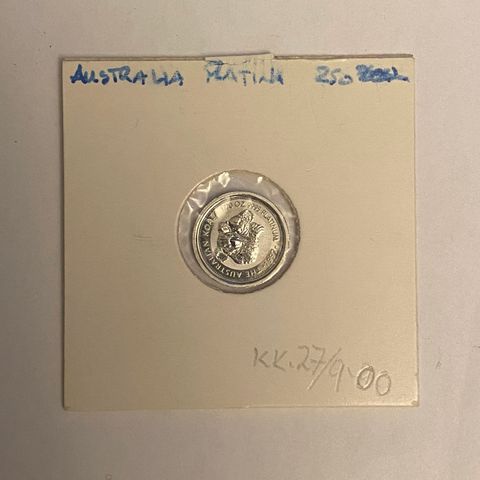 1997 Australia 1/20 oz. Platina $5 Koala