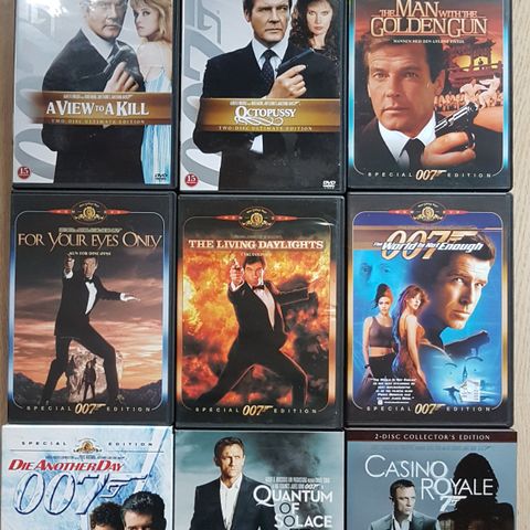 DVD James Bond-filmer