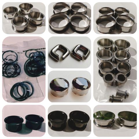 PLUGS & TUNNELS - Stainless Steel (2-30mm)