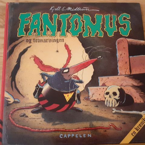 FANTOMUS - og tronarvingen.  SAMLEOBJEKT. Eneste på nett!