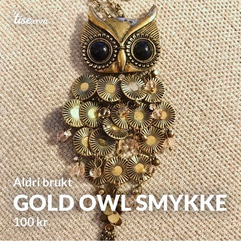 Gold Owl Smykke