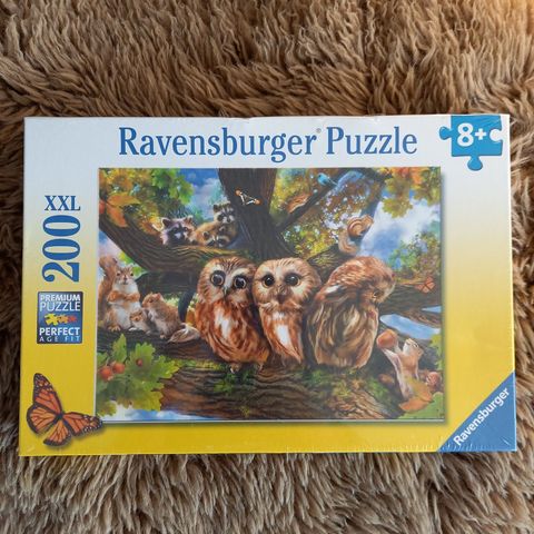 Nytt puzzlespill Ugler, 8+