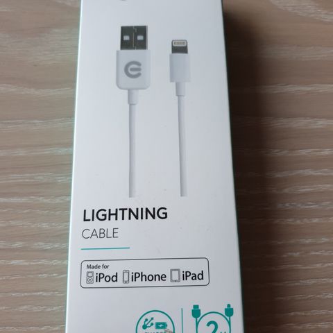 Ny Apple lighting til USB 2 m