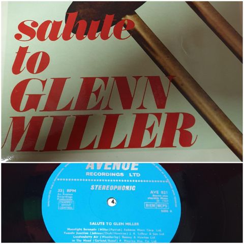 VINTAGE/RETRO LP-VINYL "SALUTE TO GLEN MILLER /1969"