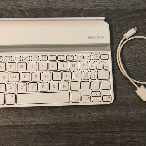 Logitech UltraThin Keyboard Cover iPad mini (sølv)