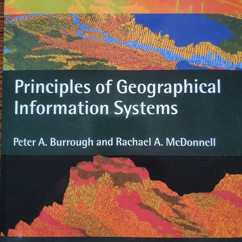 Principles of Geographical Information Systems