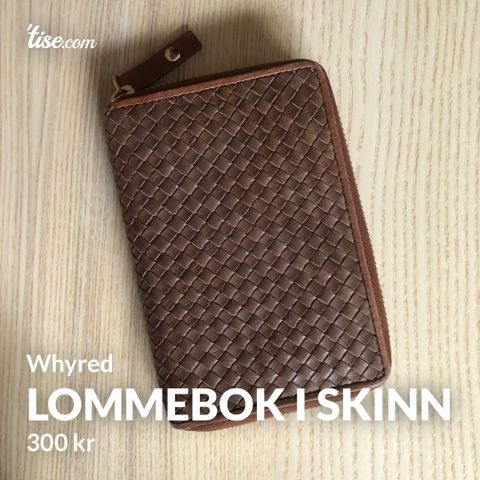 Whyred lommebok i skinn