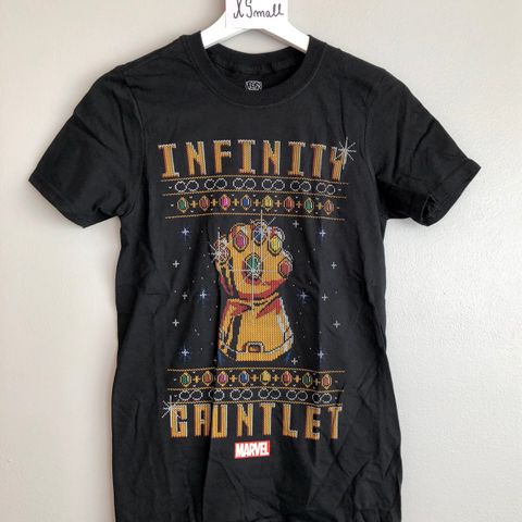 Infinity Gauntlet Pop! T-skjorte Marvel // Funko (Ny-Ubrukt)