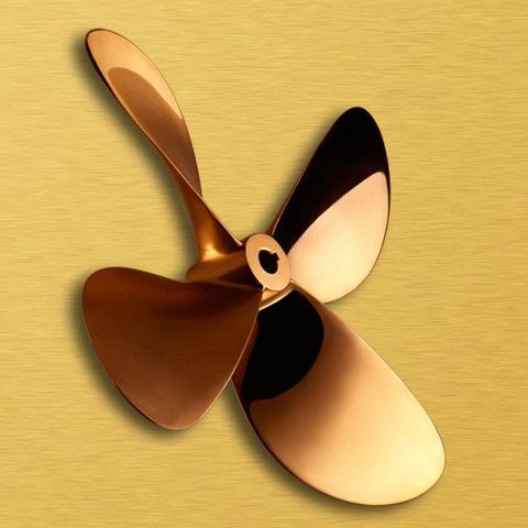 PROPELLER I BRONSE/MESSING! Vi tilbyr Propellberegning!