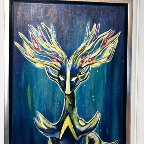 Maleri av Xerneas