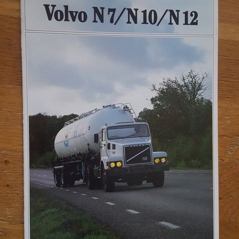Brosjyre Volvo N7, N10 og N12 1981