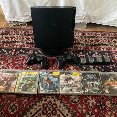 Ny pris playstation 3 ps3 spillkonsoll slim utgave