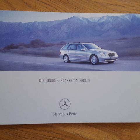 Brosjyre Mercedes C-Klasse T S203 2001