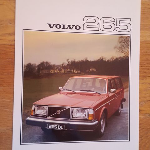 Brosjyre Volvo 265 1976