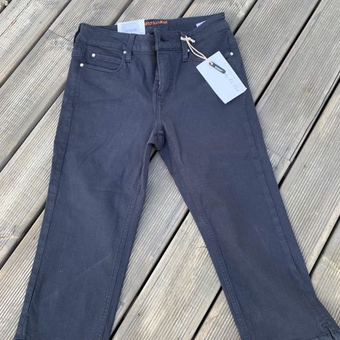 Mørkeblå capri skinny jeans