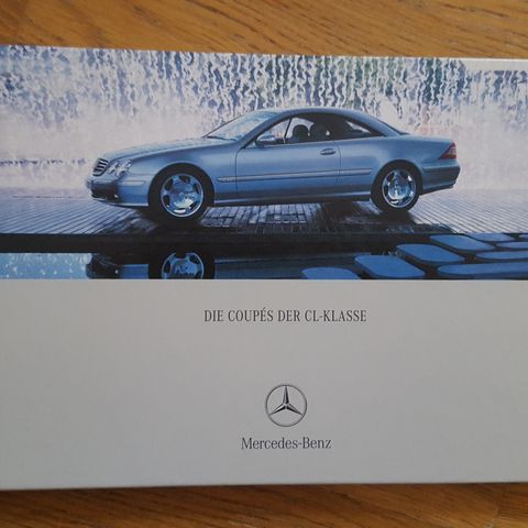 Brosjyre Mercedes CL-Klasse 2004 (CL 500, CL 600, CL 55 AMG)
