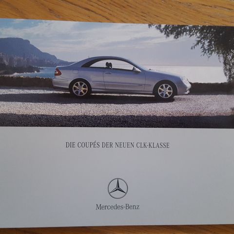 Brosjyre Mercedes CLK-Klasse 2002 (C209)