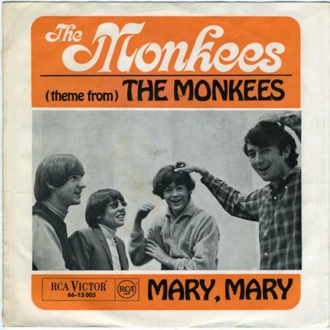 The Monkees – (Theme From) The Monkees / Mary, Mary ( 7", Single 1967)