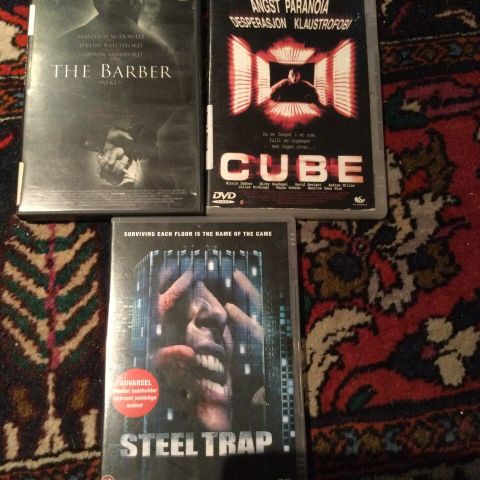 Cube2— steel trap —the barber.      Norsk tekst