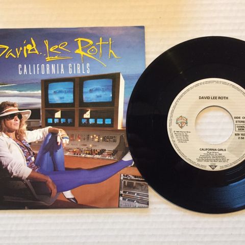 DAVID LEE ROTH / CALIFORNIA GIRLS - 7" VINYL SINGLE