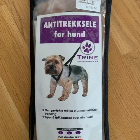 Hundesele - antitrekksele