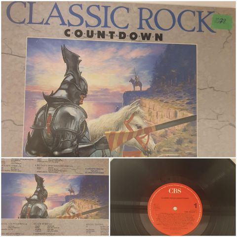 VINTAGE/RETRO LP-VINYL "CLASSIC ROCK/COUNTDOWN  1987"