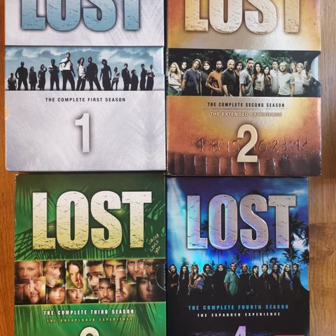 LOST sesong 1-4 (DVD)