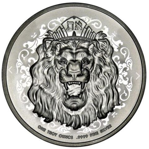 2021 NIUE 1 OZ SØLV «ROARING LION» BU i KAPSEL