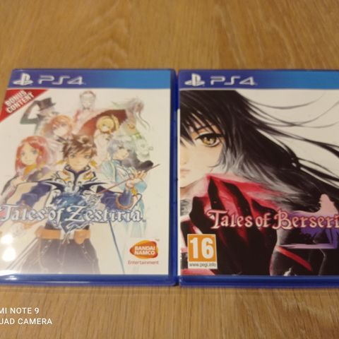 Tales of Zestiria & Tales of Berseria til salgs (PS4)