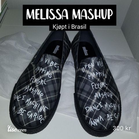 Sneakers fra Melissa Brasil str.39/ 24,5cm