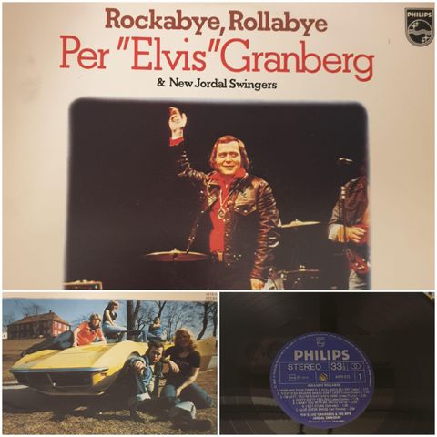 VINTAGE/RETRO LP-VINYL "PER 'ELVIS' GRANBERG & NEW JORDAL SWINGERS "  