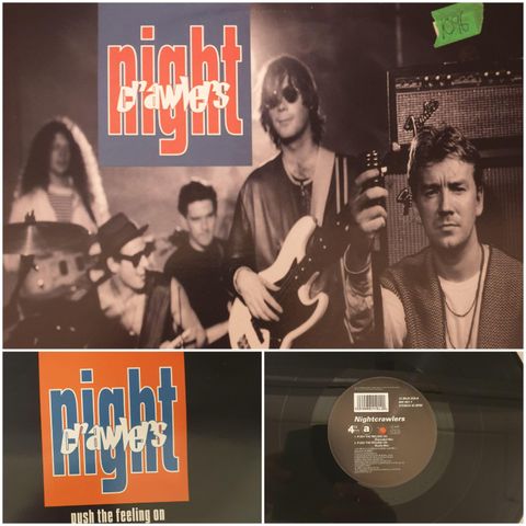 VINTAGE/RETRO LP-VINYL "NIGHTCRAWLERS/PUSH THE FEELING ON 1992"