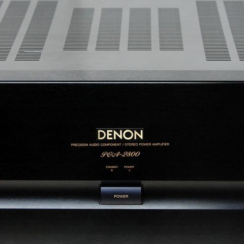 God Denon Power Amp ønskes kjøpt