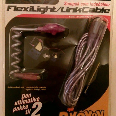 Pokemon Flexi Light og Link Cable