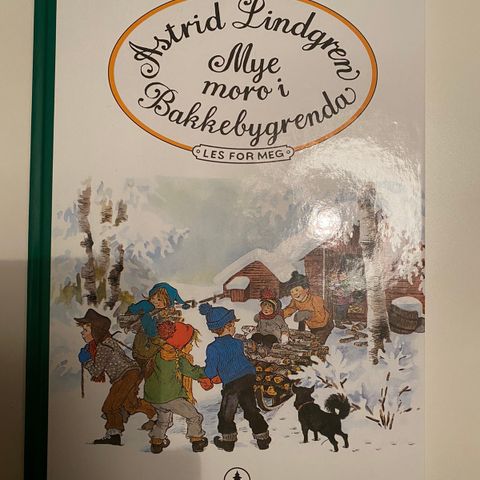 Barnebok: Mye moro i Bakkebygrenda, av Astrid Lindgren. Ulest/ny.